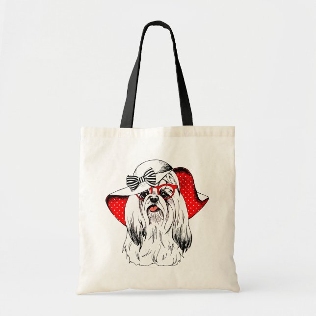 Yorkie Fashion Shoot Tote Bag (Front)