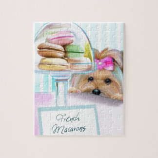 Yorkie French Macarons Jigsaw Puzzle