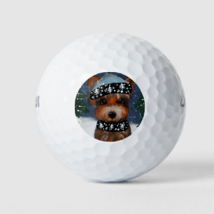 Yorkie golf balls