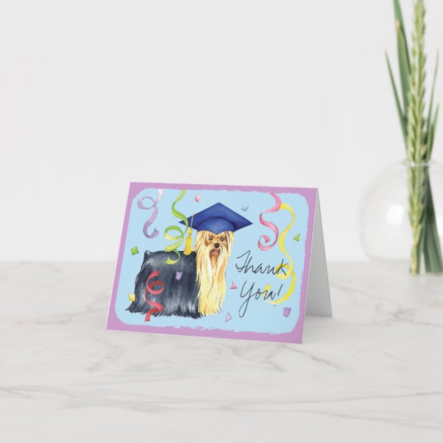 Yorkie Graduate Card (Front)