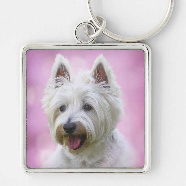 Yorkie Key Ring (Front)
