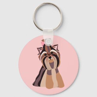 Yorkie Key Ring
