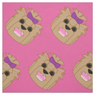 Yorkie Love Fabric