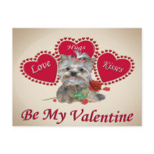 Yorkie Love Hugs and Kisses