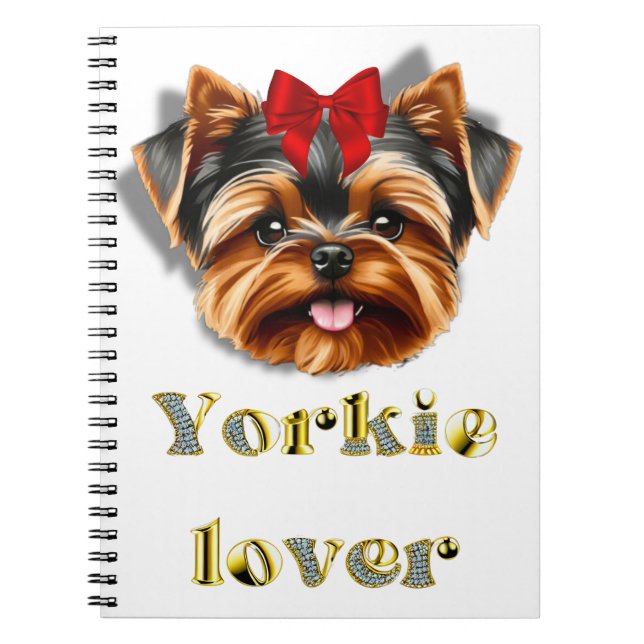 Yorkie lover notebook (Front)