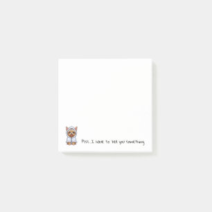 Yorkie Lover Post-it Notes