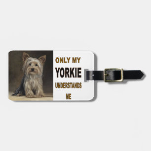 YORKIE LUGGAGE TAG