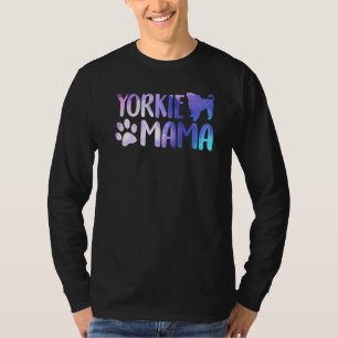 Yorkie Mama Yorkshire Maltese Terrier Dog Mum Moth T-Shirt