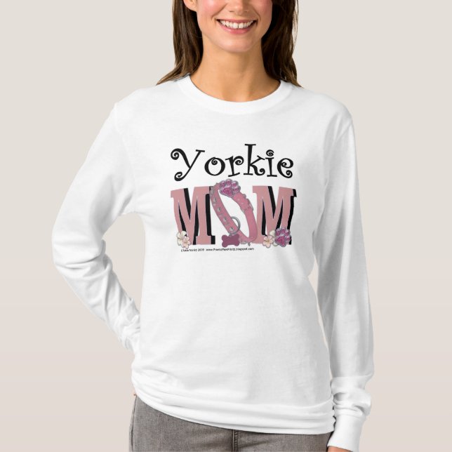 Yorkie MOM T-Shirt (Front)