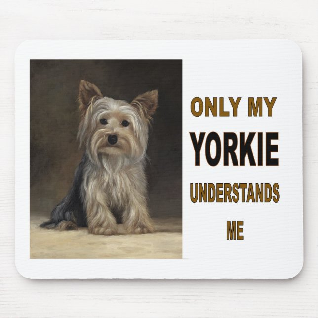 YORKIE MOUSE PAD (Front)