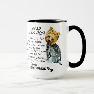Yorkie Mum Best Quote Mug