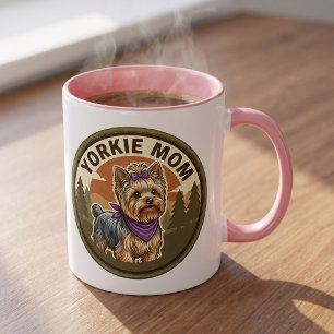 Yorkie Mum Coffee Mug Yorkshire Terrier Mum Gift