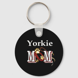 Yorkie Mum Gifts Key Ring