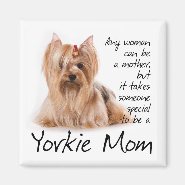 Yorkie Mum Magnet (Front)