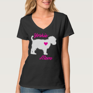 Yorkie Mum Mothers Day Yorkshire Terrier Dog T-Shirt