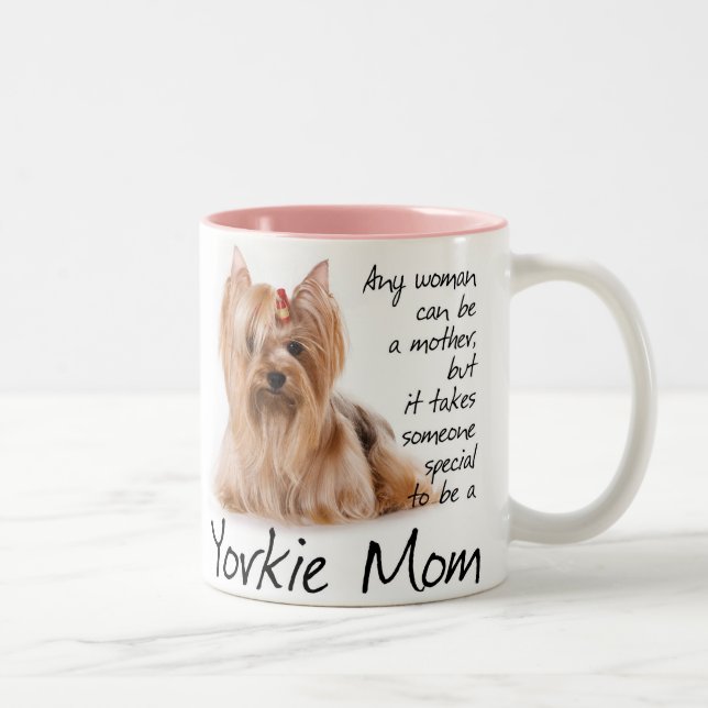 Yorkie Mum Mug (Right)