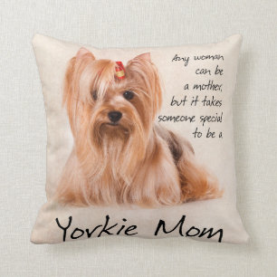 Yorkie Mum Pillow