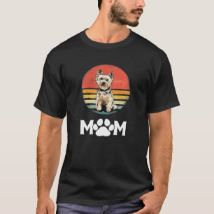 Yorkie Mum Vintage Funny Cute Dog Yorkshire Terrie T-Shirt
