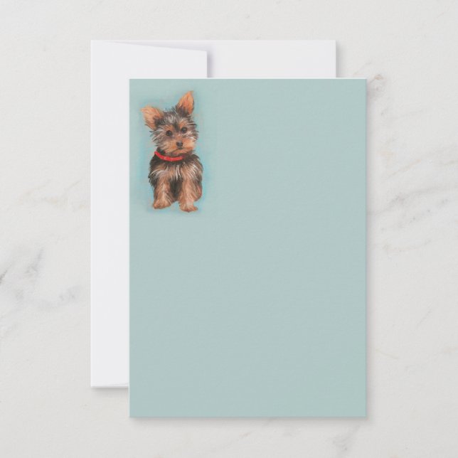Yorkie Note Card (Front)