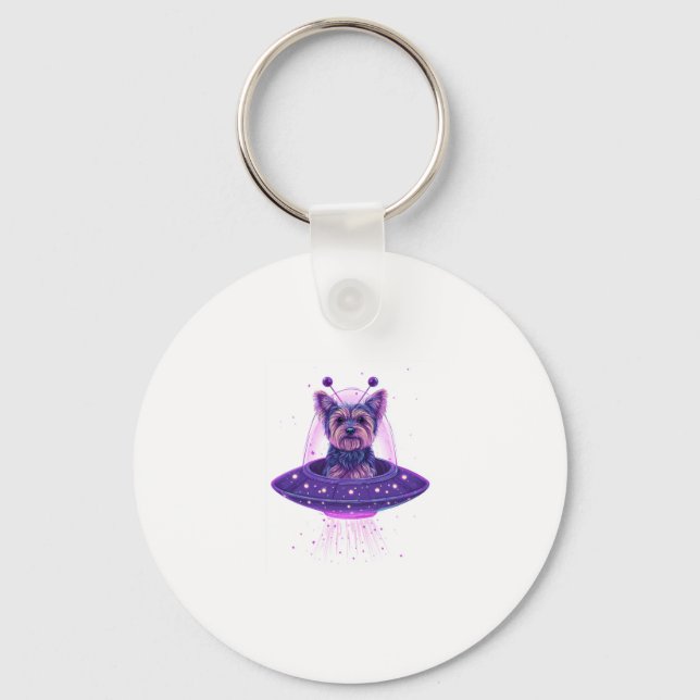 Yorkie � Out-of-This-World Dog Key Ring (Front)