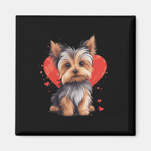 Yorkie Owner Mom Dad Yorkshire Terrier Dog Lover V Magnet