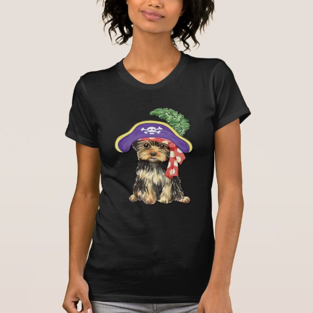 Yorkie Pirate T-Shirt (Front)