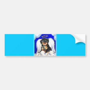 Yorkie Poo Angel Bumper Sticker