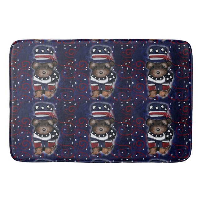 Yorkie Poo Bath Mat (Front)