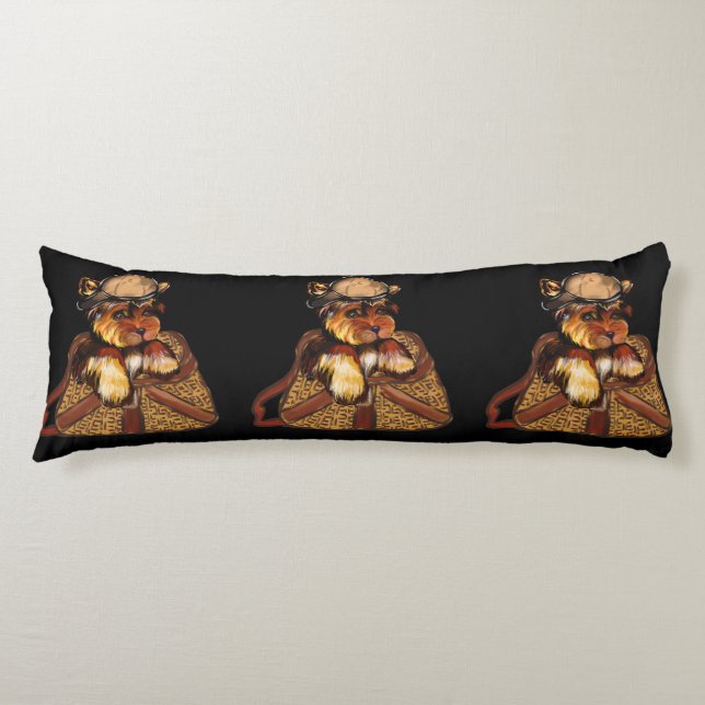 YORKIE POO BODY CUSHION (Front)