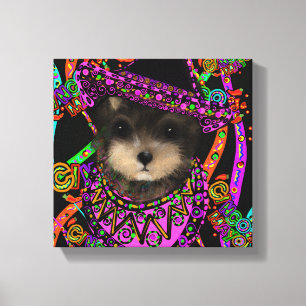 Yorkie Poo  Canvas Print