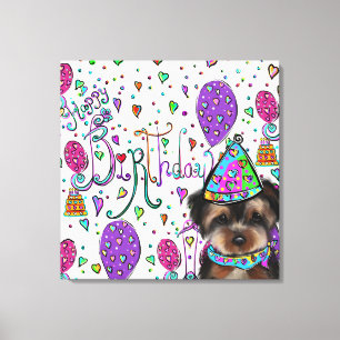 Yorkie Poo Canvas Print