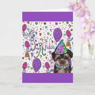 Yorkie Poo Card