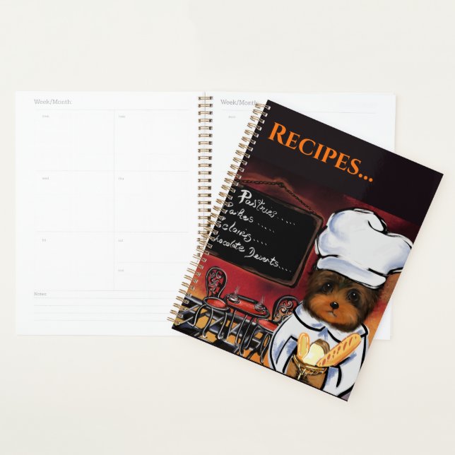 YORKIE POO   CHEF   PLANNER (Display)