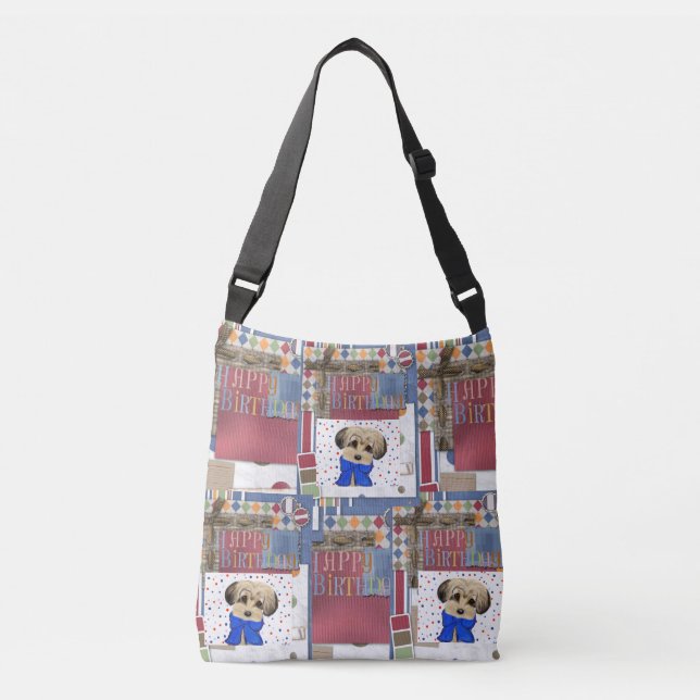 YORKIE POO  CROSSBODY BAG (Front)