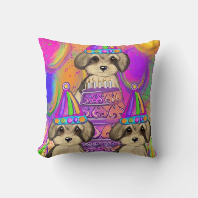 Yorkie Poo Cushion (Front)