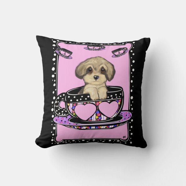 Yorkie Poo Cushion (Front)