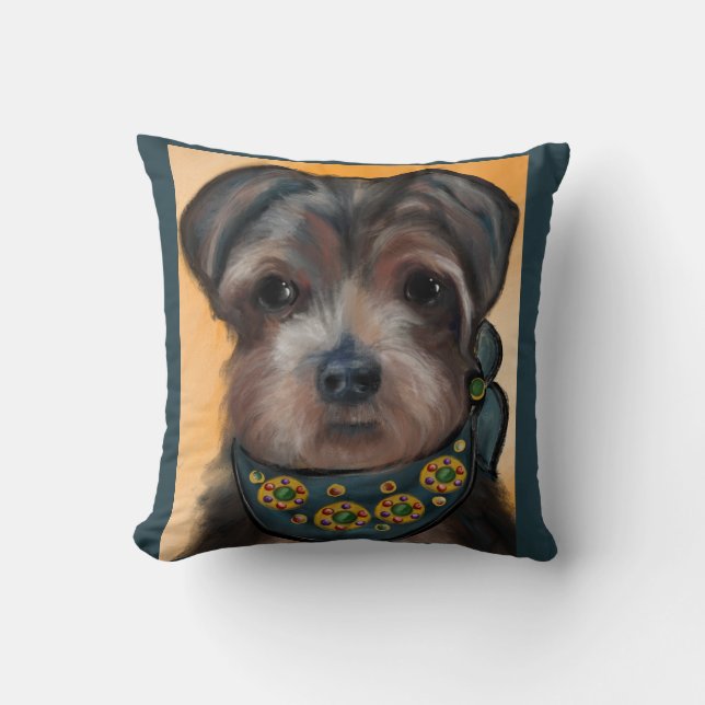 YORKIE POO           CUSHION (Front)