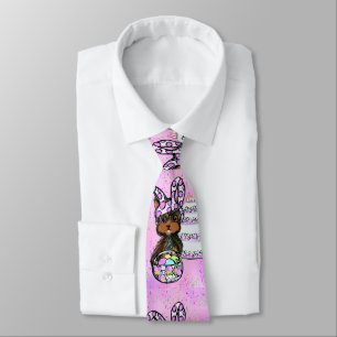 Yorkie Poo Easter Tie