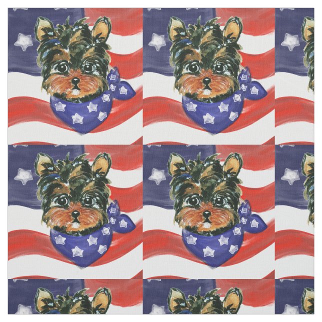 Yorkie Poo Fabric (Swatch)