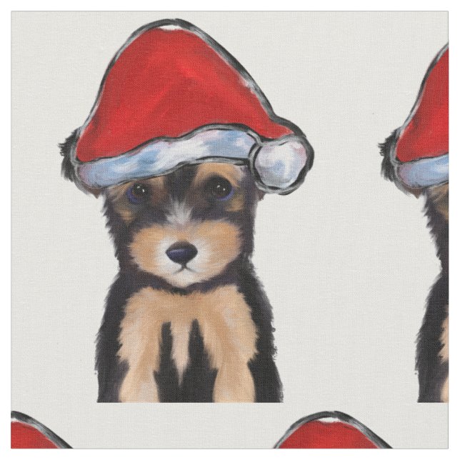 Yorkie Poo Fabric (Close Up)