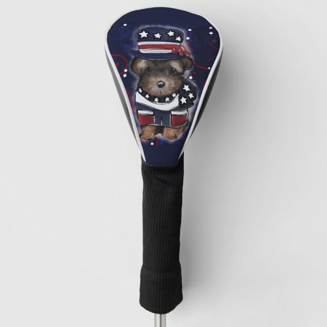 Yorkie Poo Golf Head Cover (Front)