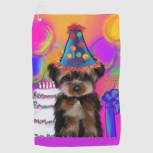 YORKIE POO            GOLF TOWEL