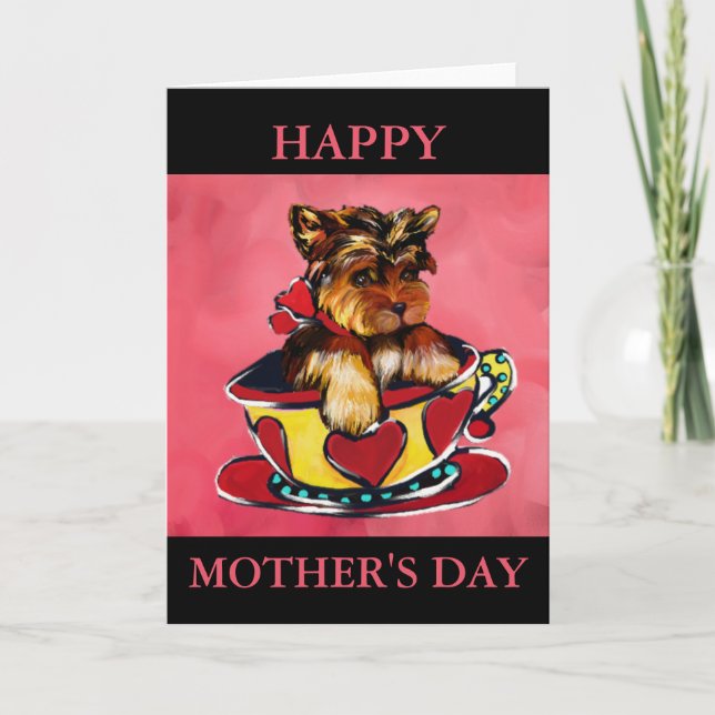 Yorkie Poo Holiday Card (Front)