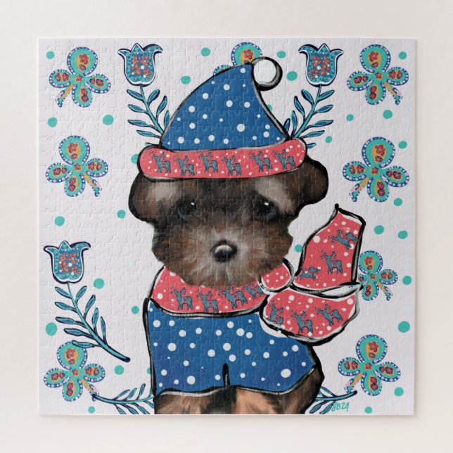 Yorkie Poo  Jigsaw Puzzle (Vertical)