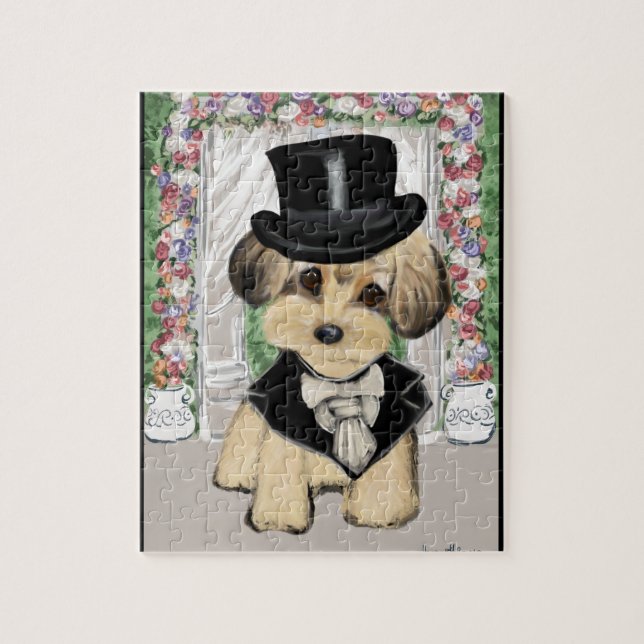 YORKIE POO JIGSAW PUZZLE (Vertical)