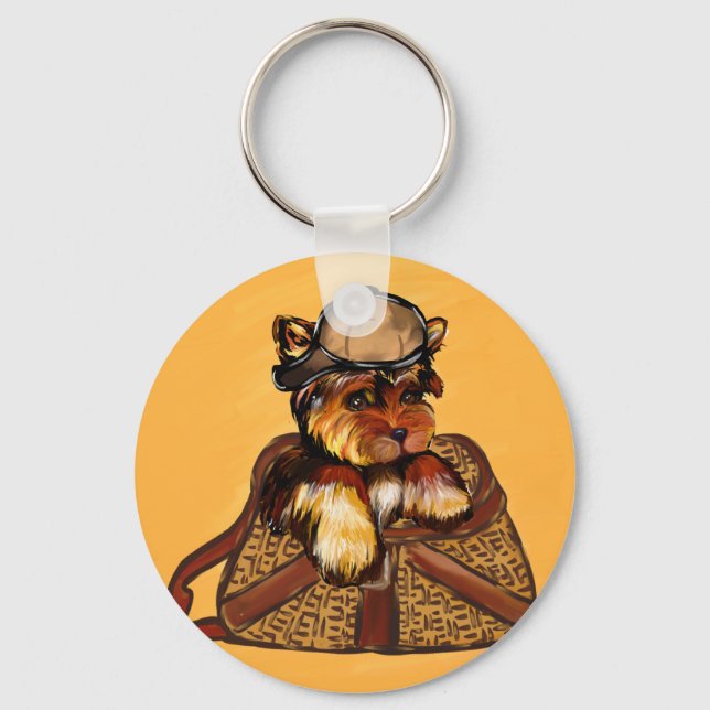 YORKIE POO KEY RING (Front)