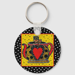 Yorkie Poo Key Ring