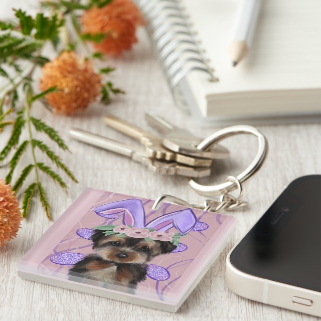  Yorkie Poo     Key Ring (Front Right)