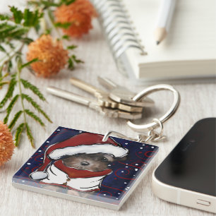 Yorkie Poo Key Ring