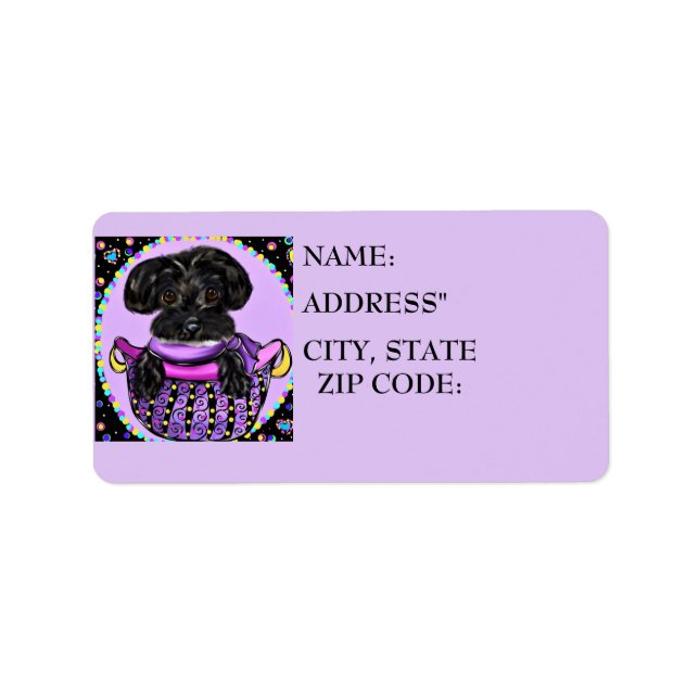 YORKIE POO LABEL (Front)